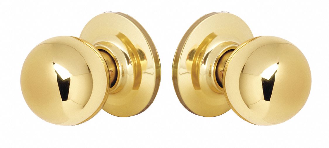 Door Lockset: Brass