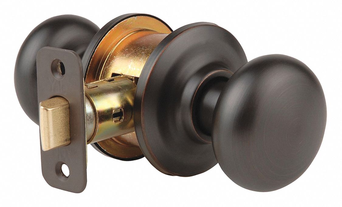 Door Lockset: Brass