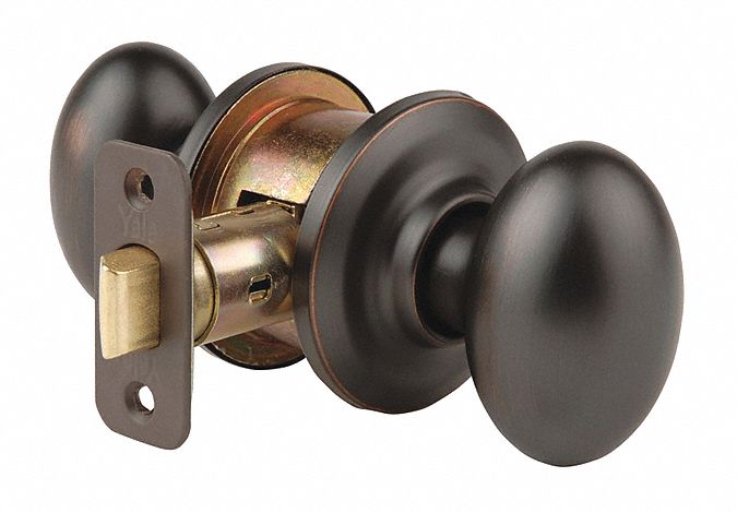 Door Lockset: Brass