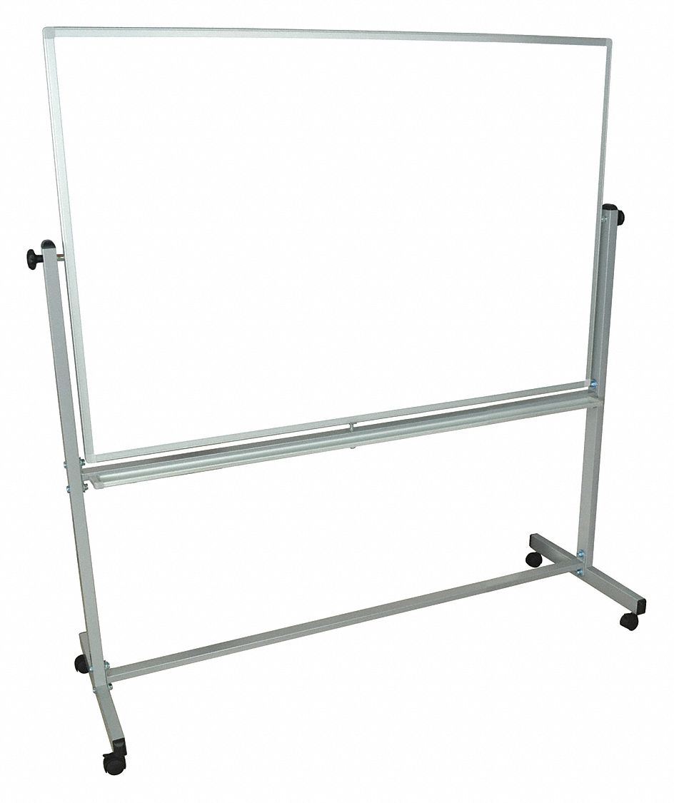 Mobile/Casters, 40 in Dry Erase Ht, Dry Erase Board 49XU76MB6040WW