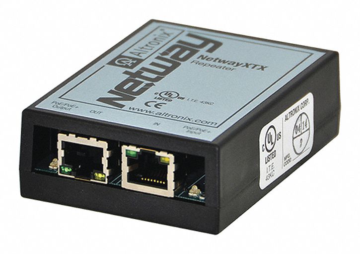 Repeater, Black, 2-1/2"W,