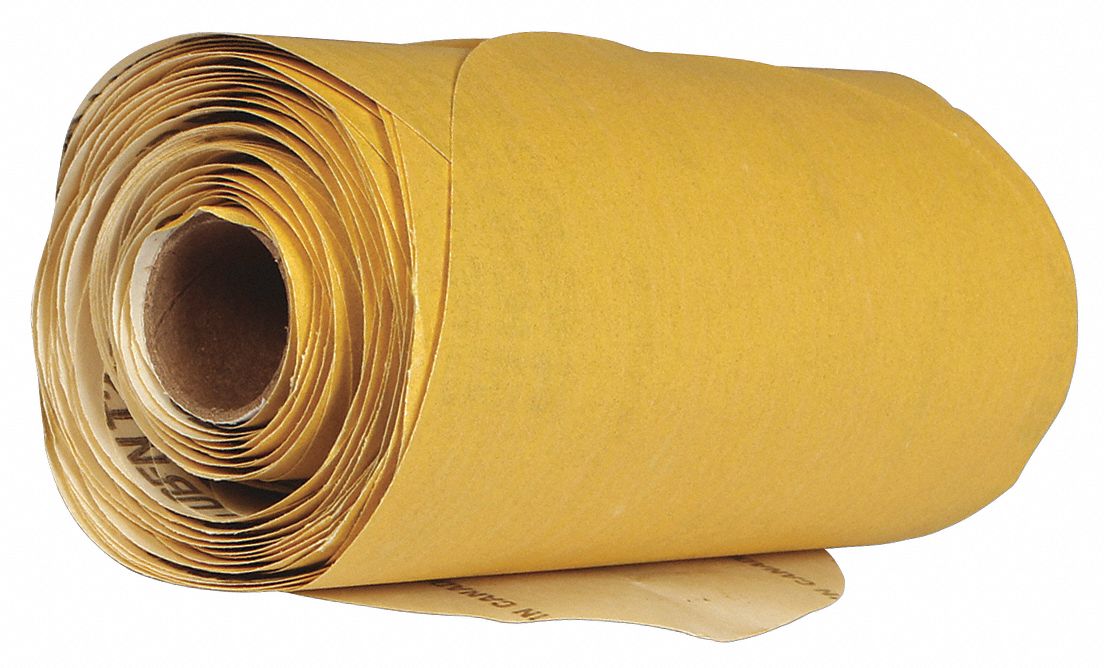 PSA Sanding Disc, 150 Grit, Gold, PK100