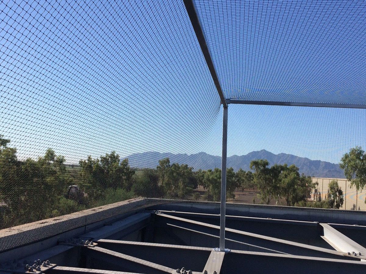 BIRD BARRIER Bird Repellent Netting Bird Control, 70.1 lb Wt 49XX49