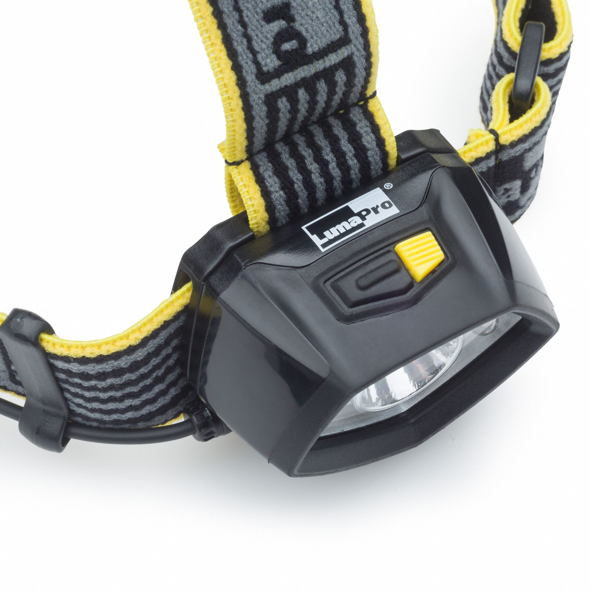 LUMAPRO LED Headlamp, Plastic, Maximum Lumens Output 280, Black