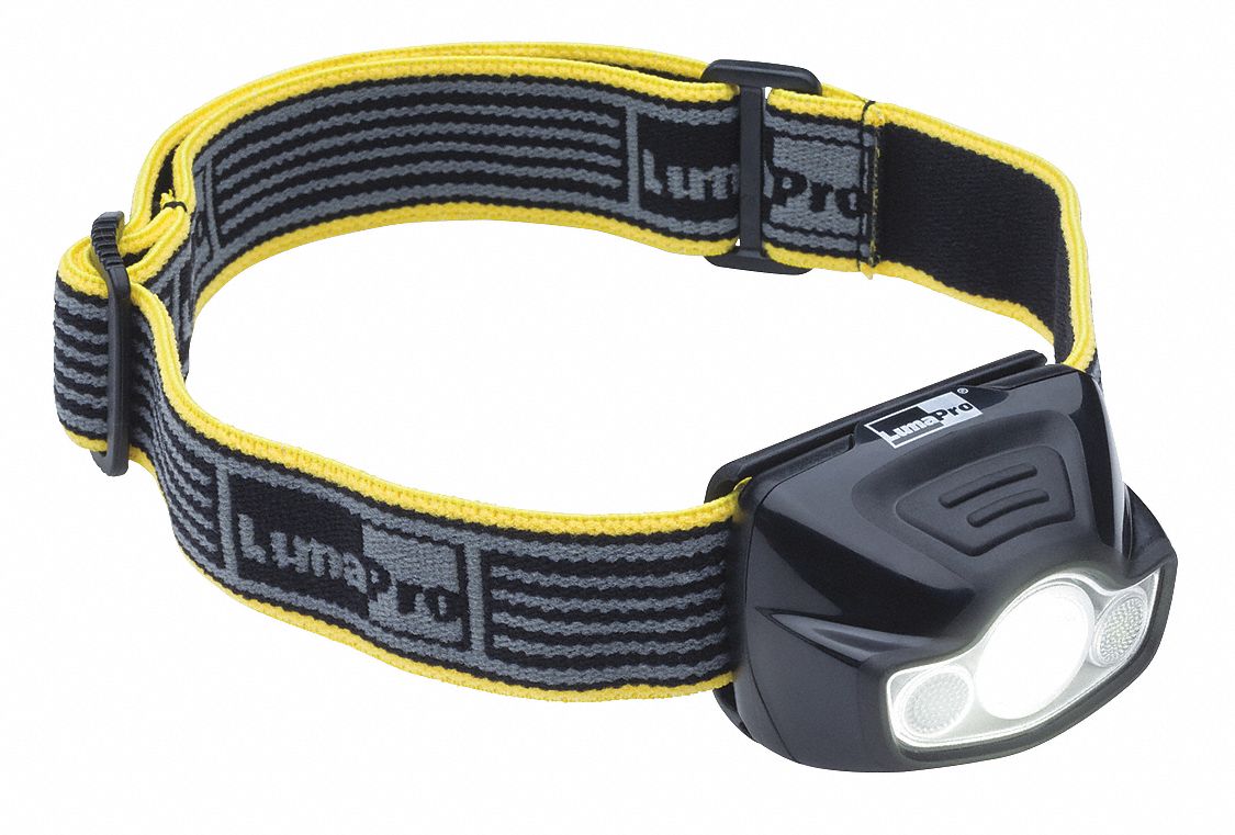 HEADLAMP, 133 LUMENS, 70.2 HOUR MAX RUN TIME, 61 M MAX BEAM DISTANCE, BLACK