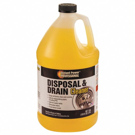 INSTANT POWER PROFESSIONAL Disposal and Drain Cleaner, 1 gal Jug