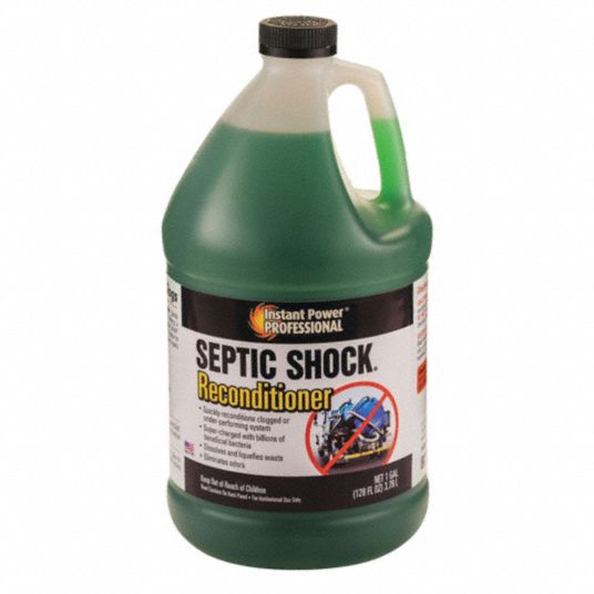 INSTANT POWER PROFESSIONAL, Jug, 1 gal, Septic Shock Reconditioner ...