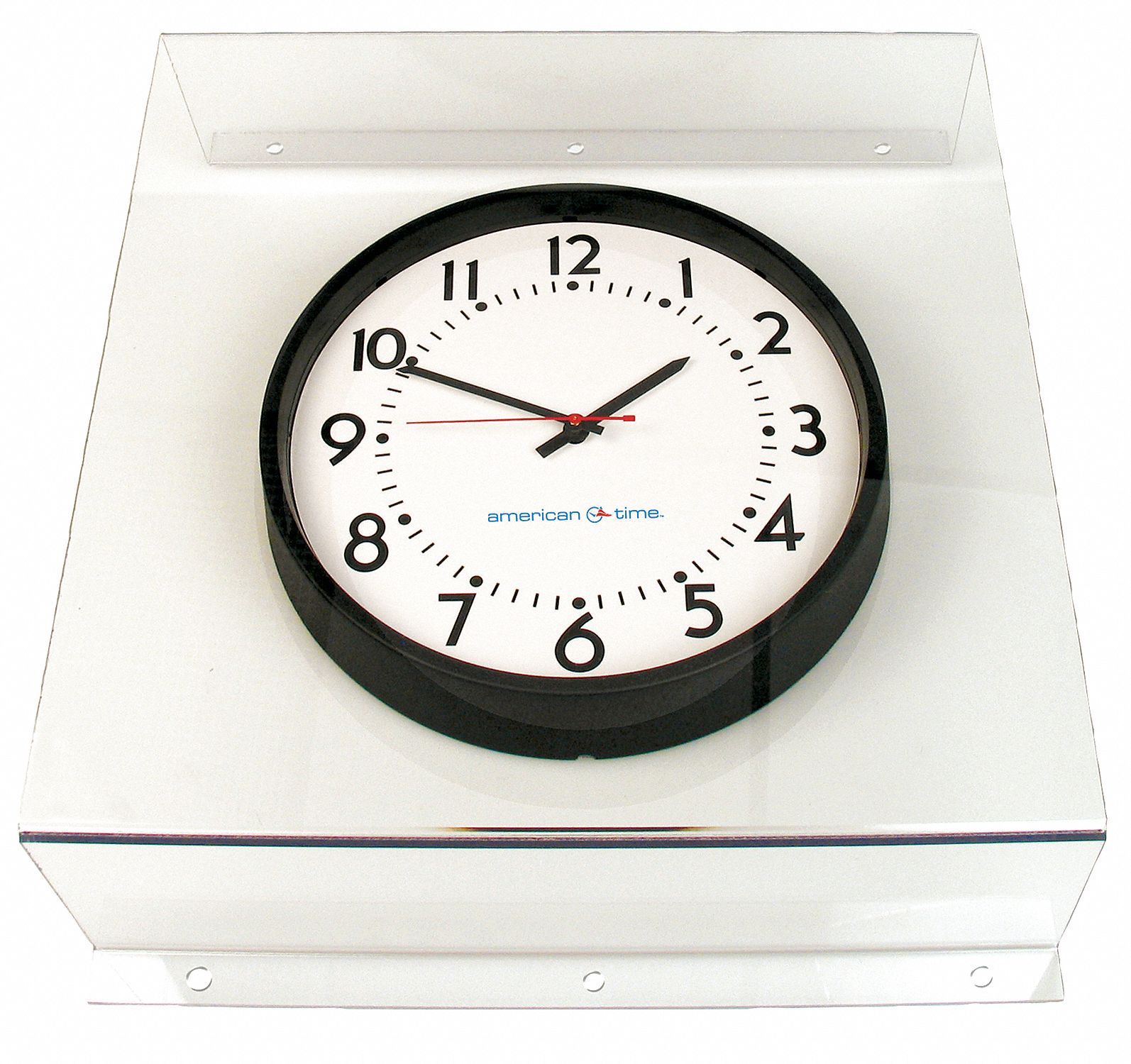 AMERICAN TIME Clock and Bell Guard, Polycarbonate, Wall Mounting