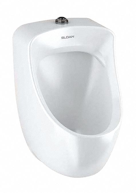 WASHOUT URINAL: SLOAN, 0.1/0.125/0.5 GPF, VITREOUS CHINA, ADA