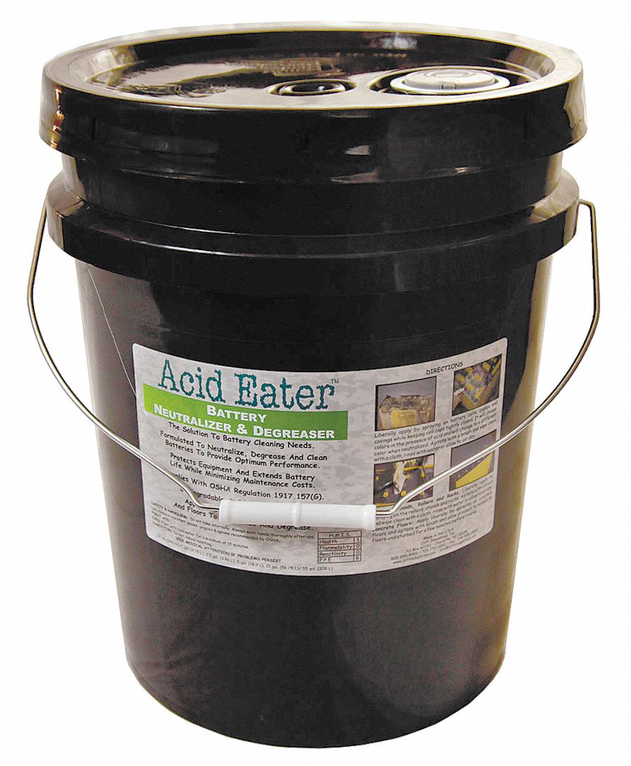 Acid Neutralizer: 45 lb Wt, Pail, Acids