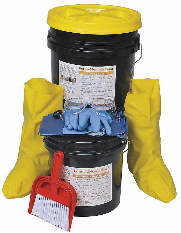 FORMALDEHYDE EATER Spill Kit, Neutralizes Chemical Type Formaldehyde