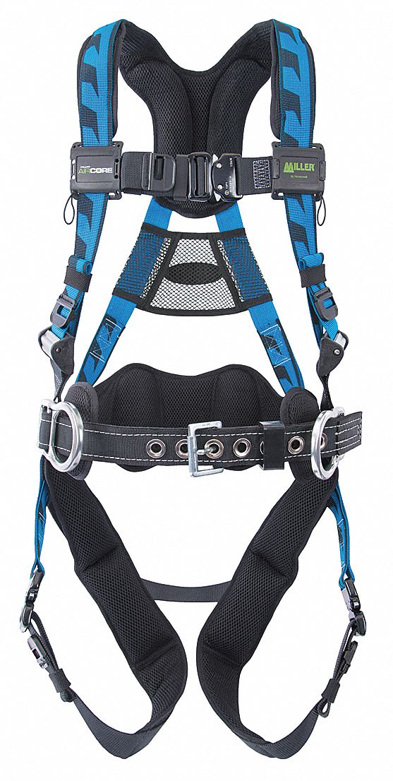 Full Body Harness: Positioning, Vest Harness, Quick-Connect / Quick-Connect, Cam, 2XL/3XL