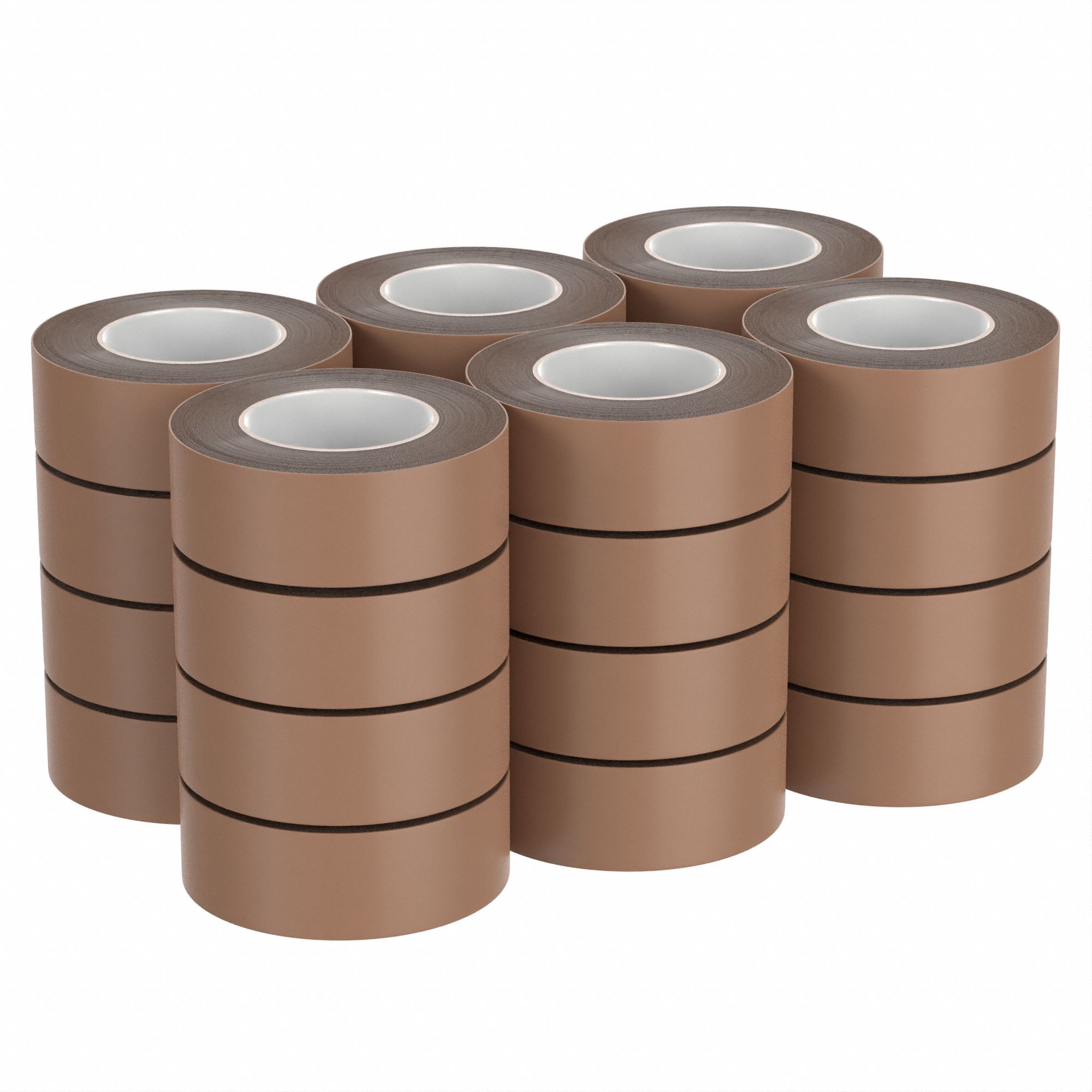 CARTON SEALING TAPE, 3 MIL THICK, 3 IN X 55 YD, 72 MM X 50 M, HEAVY DUTY, 24 PK