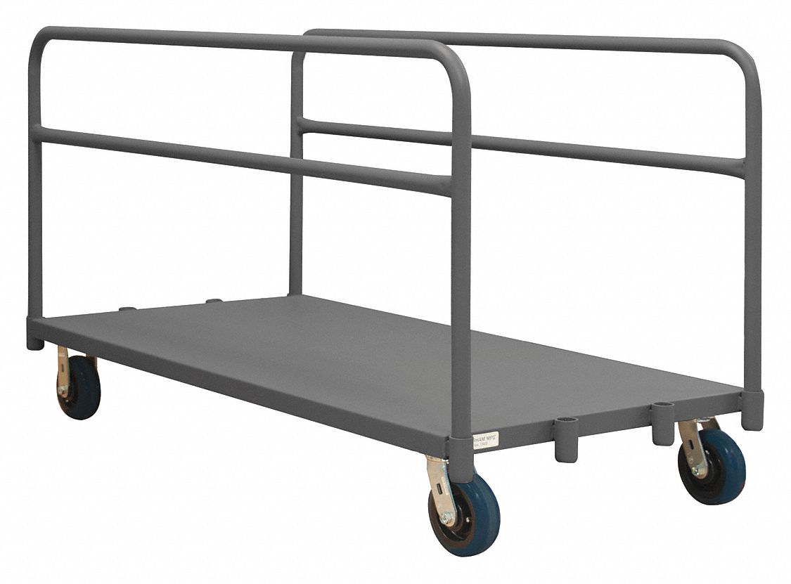 SINGLE-HEIGHT VERTICAL PANEL TRUCK WITH ADJUSTABLE RAILS, 3,600 LB LOAD CAPACITY