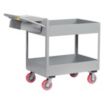 Order-Picking Utility Carts with Deep Lipped Metal Shelves