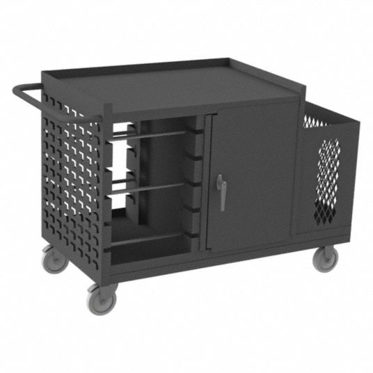 APPROVED VENDOR Wire-Spool Dispensing Storage Cart: 1,200 lb Load Capacity,  5 Spindles