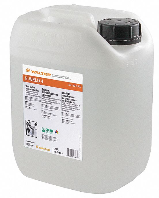 Antispatter, 5.2 gal, Plastic Container