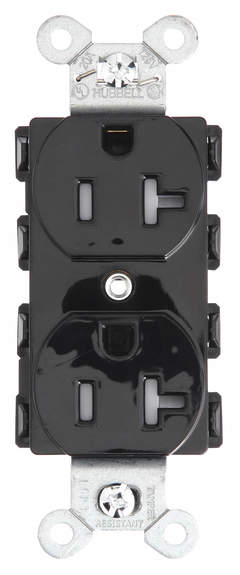 CONN SOL,PRISE DBL,20A/125V,INV,NR