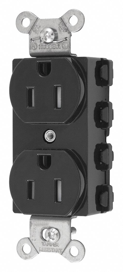 CONN SOL,PRSE DBL,15A/125V,INV,NR, ST2