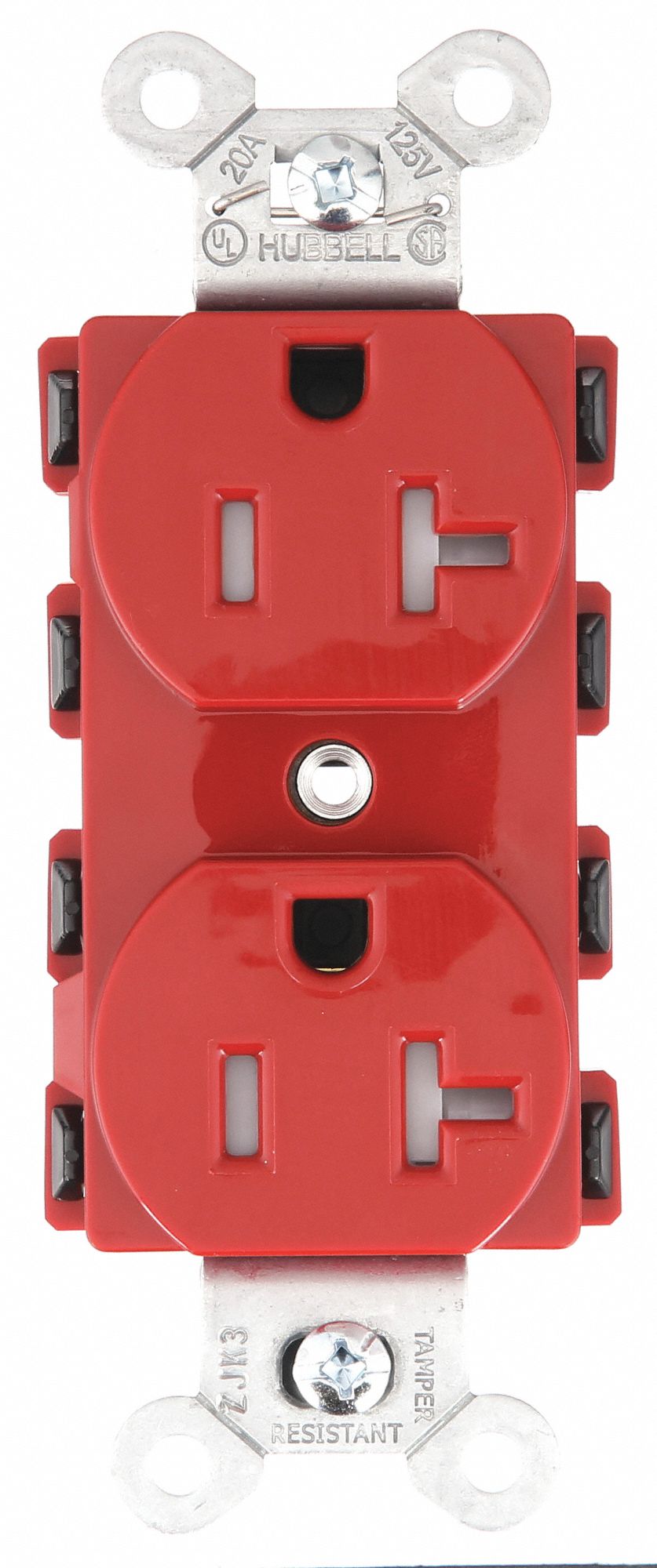 CONN SOL,PRISE DBL,20A/125V,INV,RG