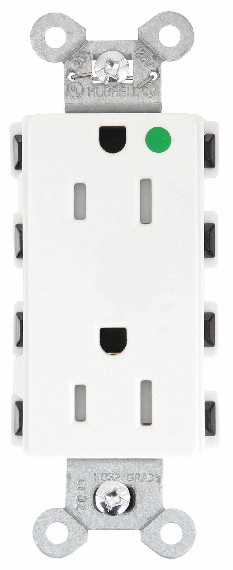 RECEPT, BLNC, 15 A, 2P3W, ARRIERE