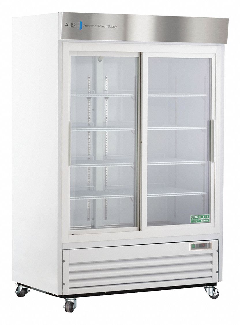 Refrigerator: 47 cu ft, Upright, 1°C to 10°C, 33 1/4 in Overall Dp, 2 Doors