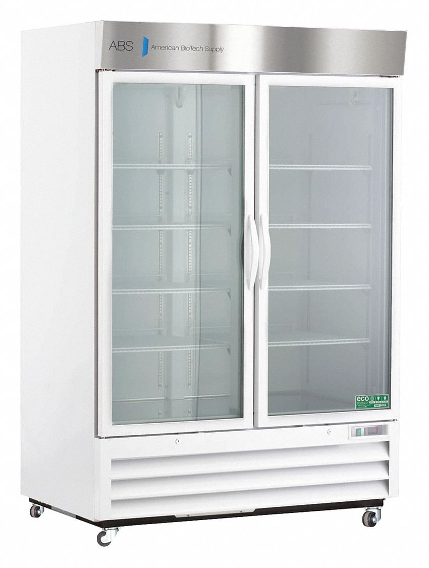 Refrigerator: 49 cu ft, Upright, 1°C to 10°C, 34 3/4 in Overall Dp, 2 Doors