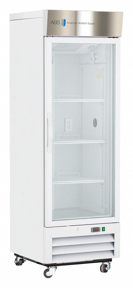 Refrigerator: 16 cu ft, Upright, 1°C to 10°C, 29 3/4 in Overall Dp, 1 Doors