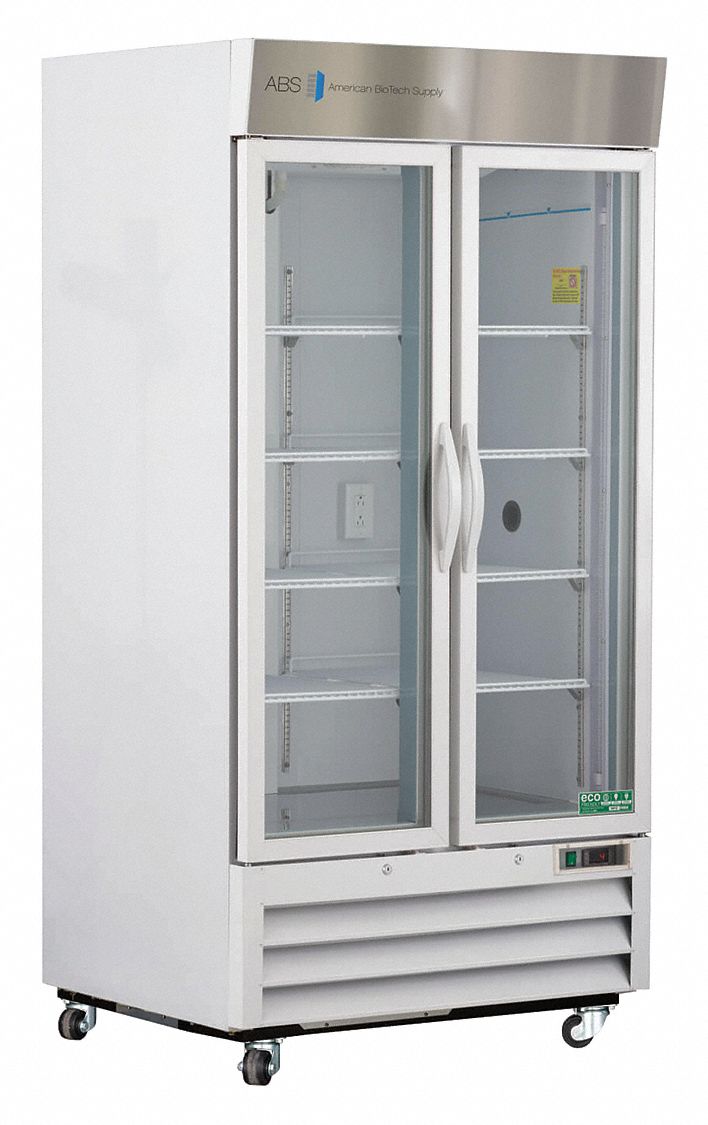 Refrigerator: 36 cu ft, Upright, 1°C to 10°C, 34 3/4 in Overall Dp, 2 Doors