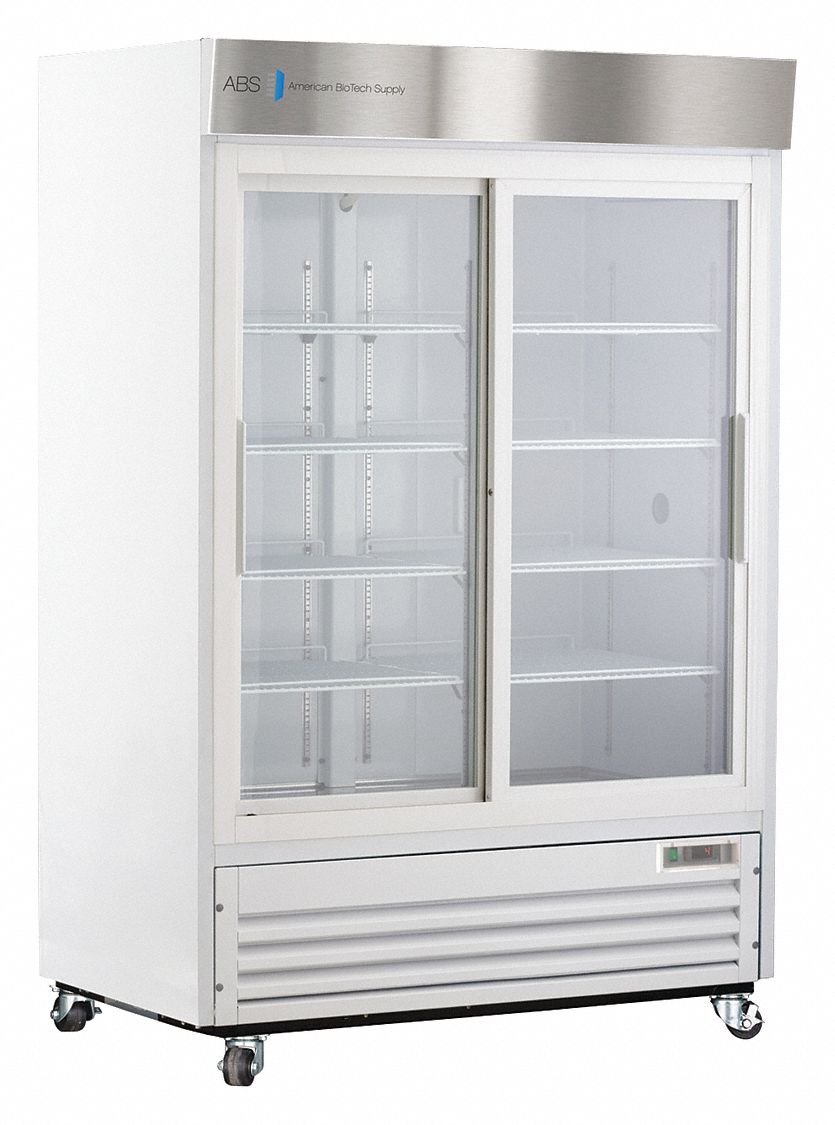 Refrigerator: 47 cu ft, Upright, 1°C to 10°C, 33 1/4 in Overall Dp, 2 Doors