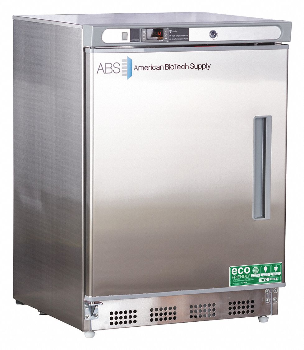 Refrigerator: 4.5 cu ft, Undercounter, 1°C to 10°C, 24 1/2 in Overall Dp