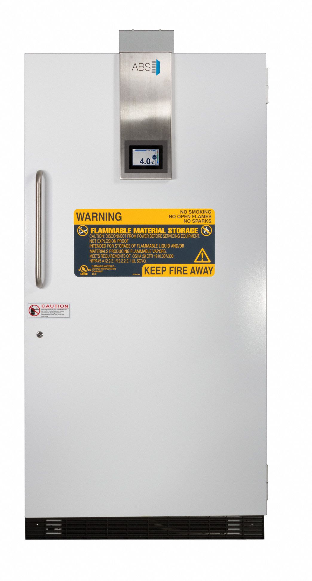 AMERICAN BIOTECH SUPPLY Upright Refrigerator; Flammable Liquid; Cycle