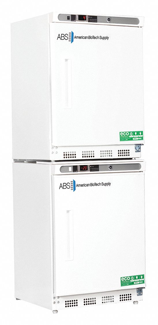 Refrigerator and Freezer: 4.6 cu ft Refrigerator Capacity, 2 Doors, Right