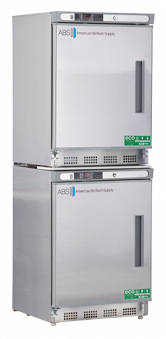 AMERICAN BIOTECH SUPPLY Upright Refrigerator with Freezer; High