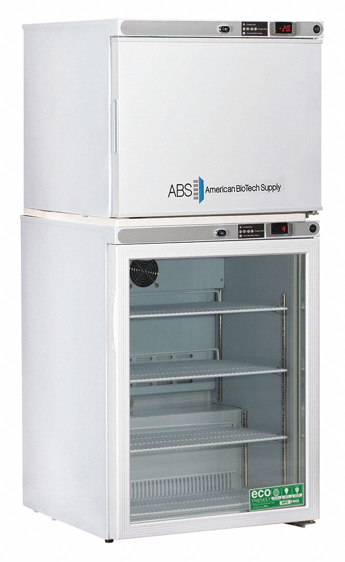 Refrigerator and Freezer: 5.2 cu ft Refrigerator Capacity, 2 Doors, Swing