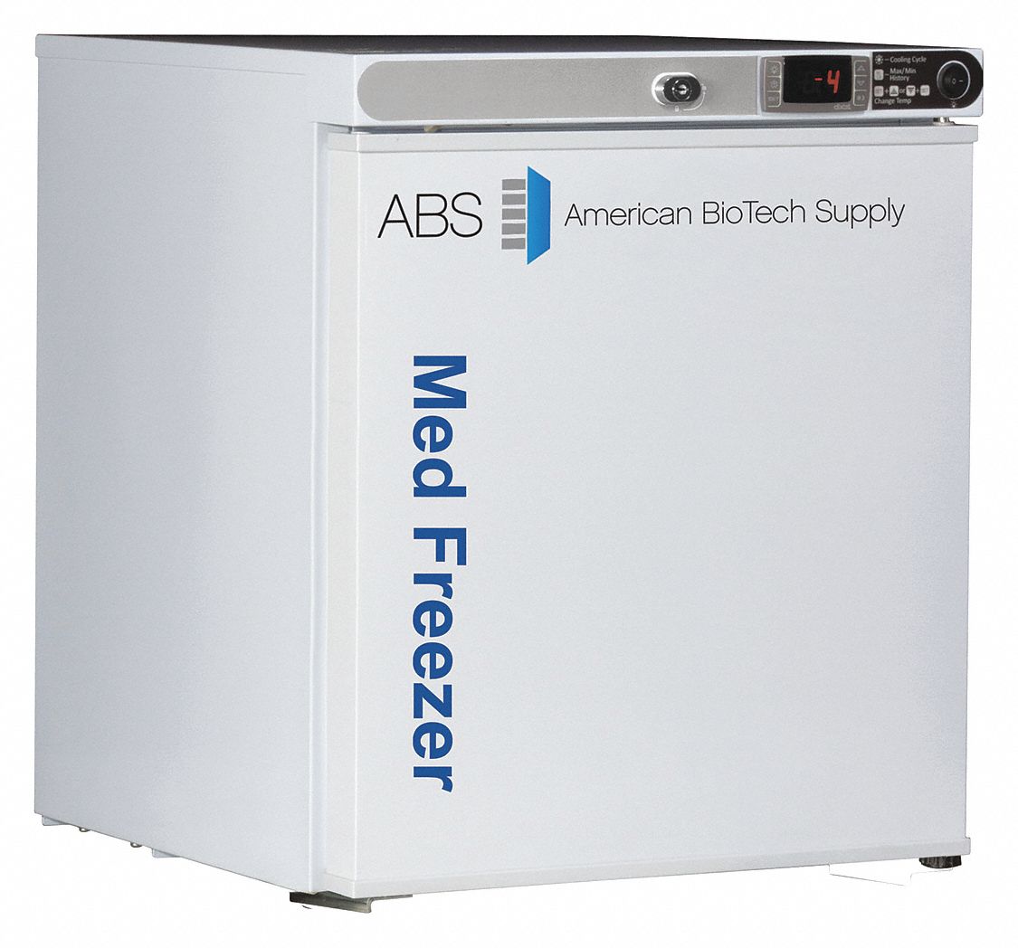 Freezer: Tabletop, 1.7 cu ft, -25°C to -15°C, Manual Defrost Method, Left