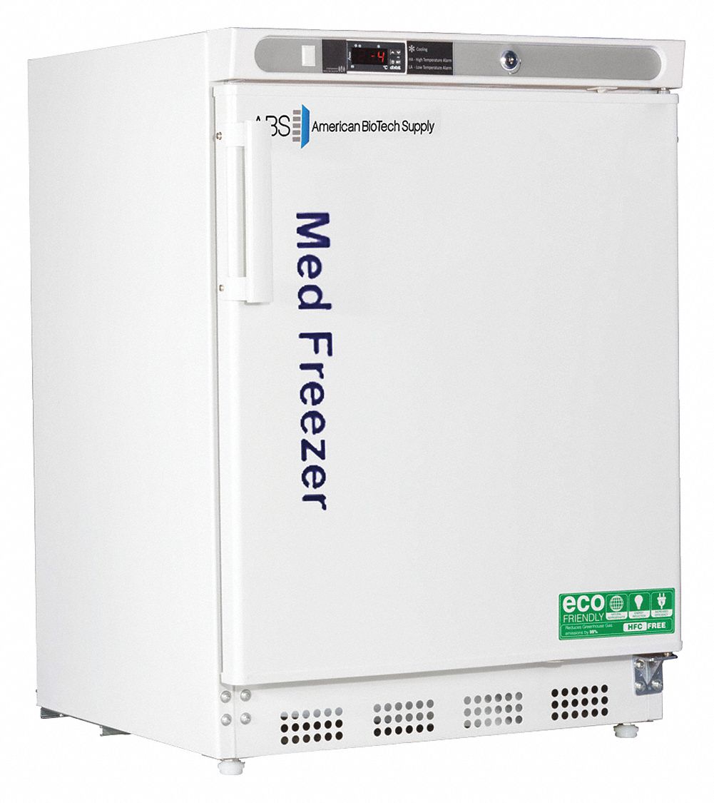 Freezer: Undercounter, 4.2 cu ft, -25°C to -15°C, Auto Defrost Method, Right