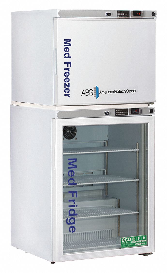 Refrigerator and Freezer: 5.2 cu ft Refrigerator Capacity, 2 Doors, Right