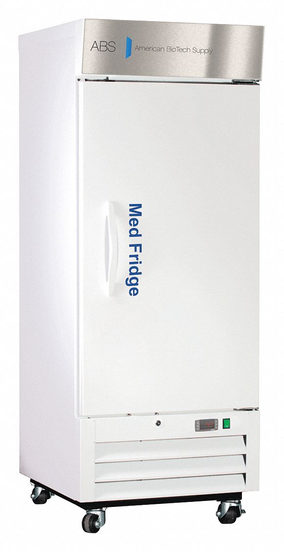 Refrigerator: 12 cu ft, Upright, 2°C to 7°C, 29 3/4 in Overall Dp, 1 Doors