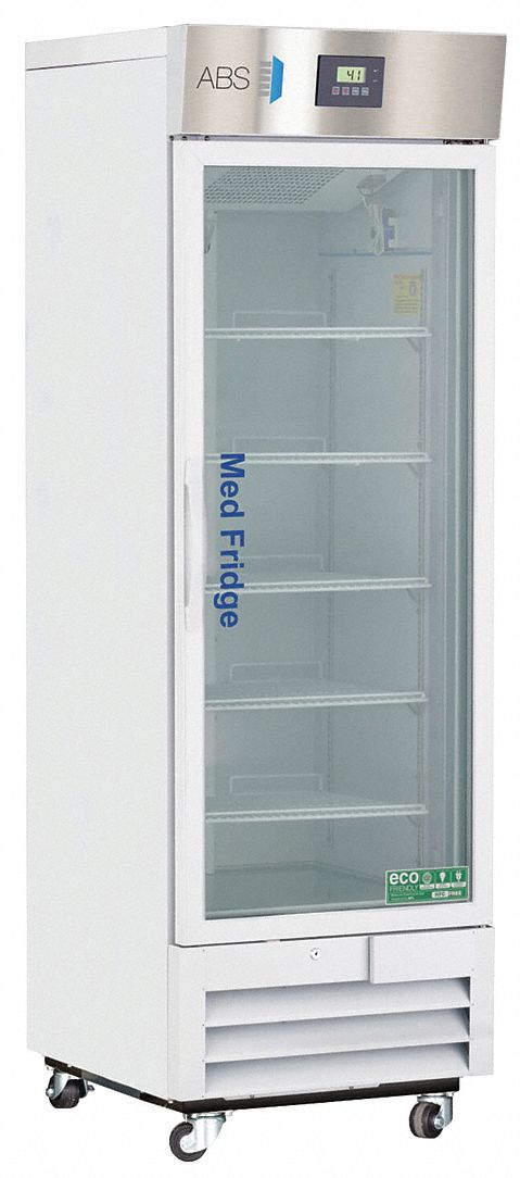 Refrigerator: 16 cu ft, Upright, 2°C to 7°C, 29 3/4 in Overall Dp, 1 Doors