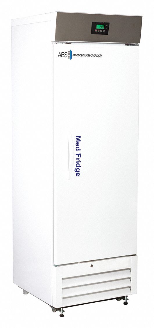 Refrigerator: 16 cu ft, Upright, 2°C to 7°C, 29 3/4 in Overall Dp, 1 Doors