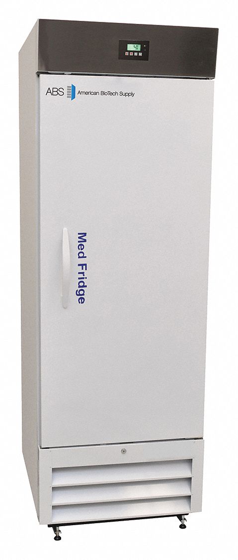 Refrigerator: 23 cu ft, Upright, 2°C to 7°C, 34 3/4 in Overall Dp, 1 Doors