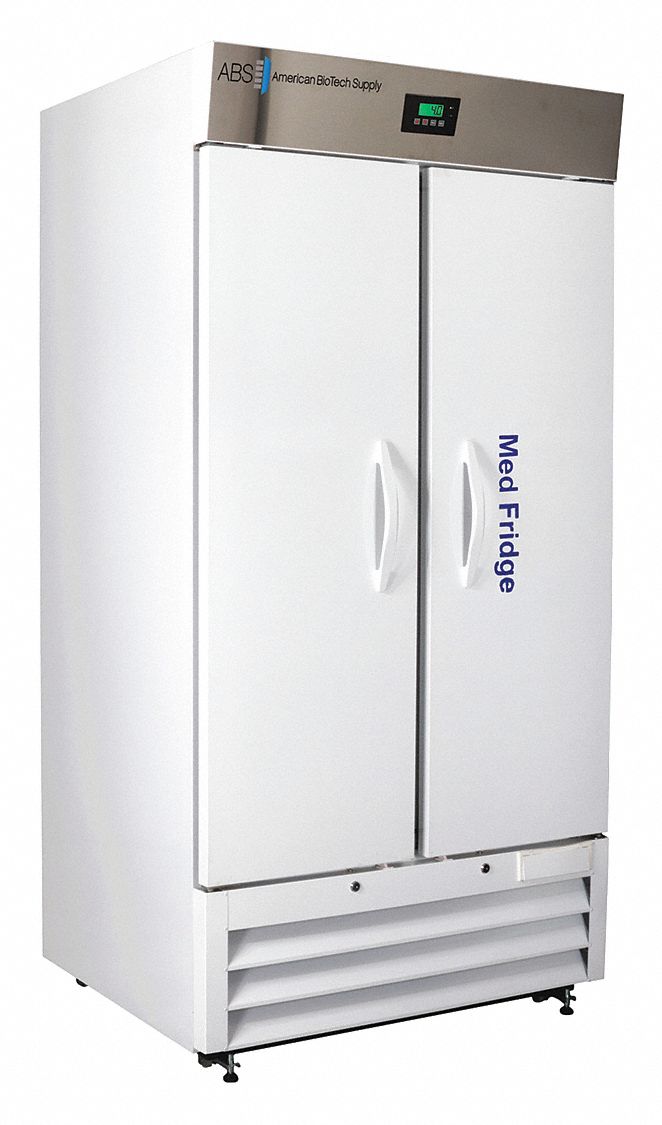 Refrigerator: 36 cu ft, Upright, 2°C to 7°C, 34 3/4 in Overall Dp, 2 Doors
