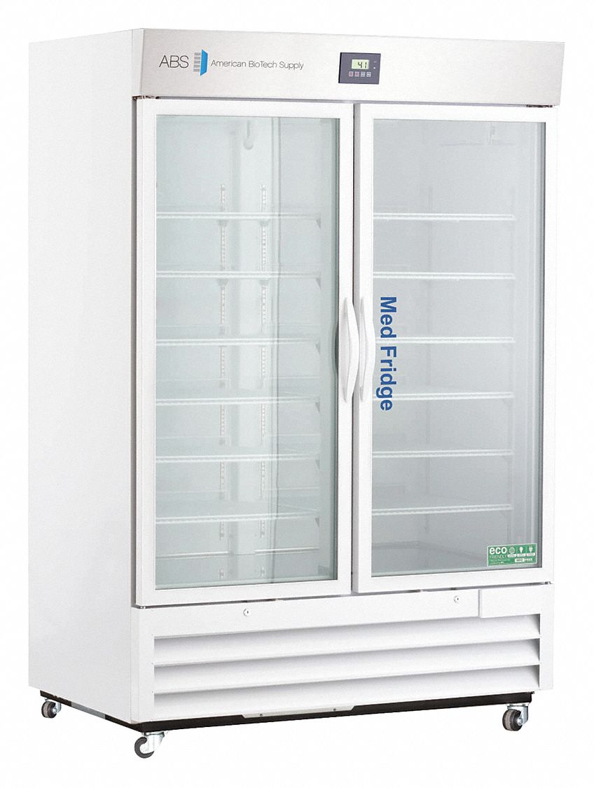 Refrigerator: 49 cu ft, Upright, 2°C to 7°C, 34 3/4 in Overall Dp, 2 Doors