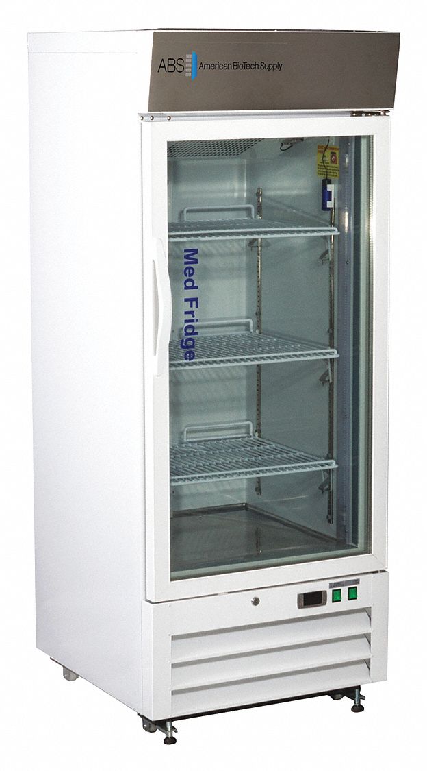 Refrigerator: 12 cu ft, Upright, 2°C to 7°C, 29 3/4 in Overall Dp, 1 Doors