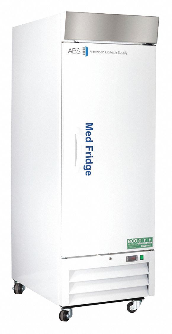 Refrigerator: 26 cu ft, Upright, 2°C to 7°C, 36 1/2 in Overall Dp, 1 Doors