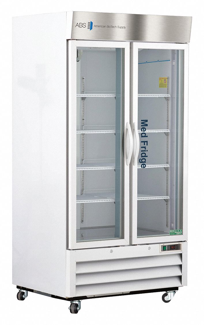 Refrigerator: 36 cu ft, Upright, 2°C to 7°C, 34 3/4 in Overall Dp, 2 Doors