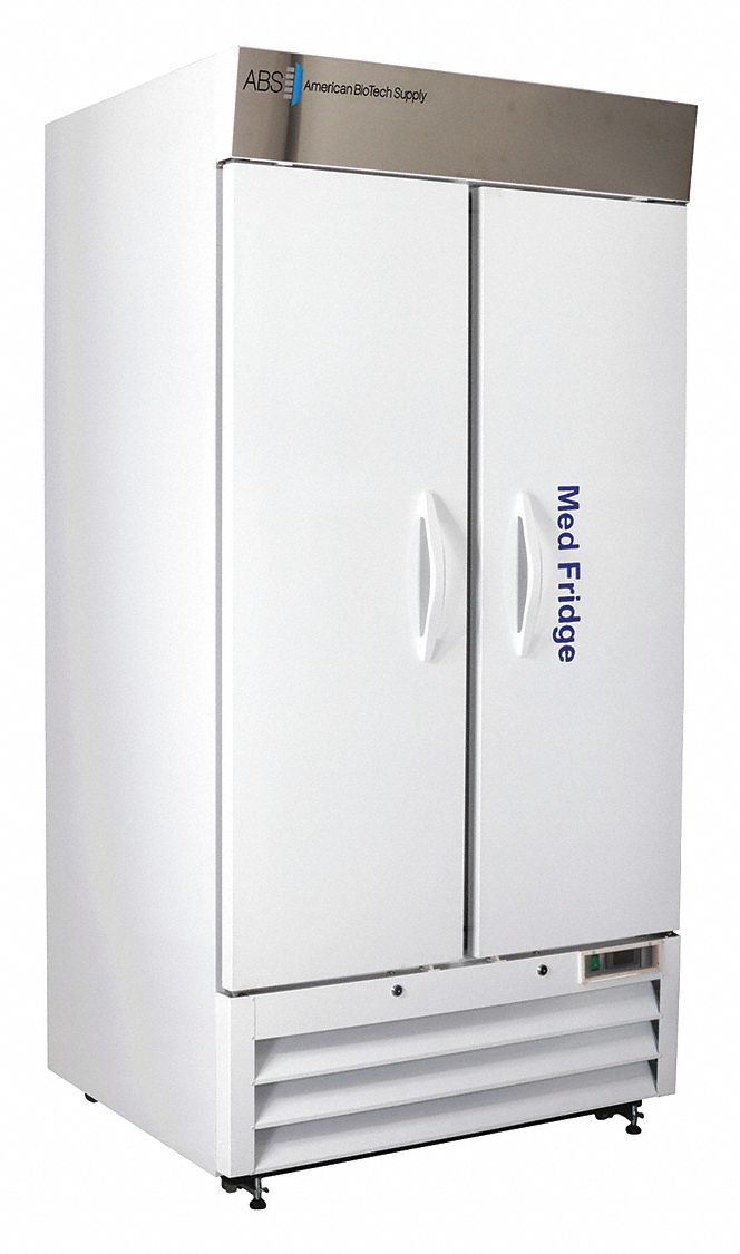 Refrigerator: 36 cu ft, Upright, 2°C to 7°C, 34 3/4 in Overall Dp, 2 Doors