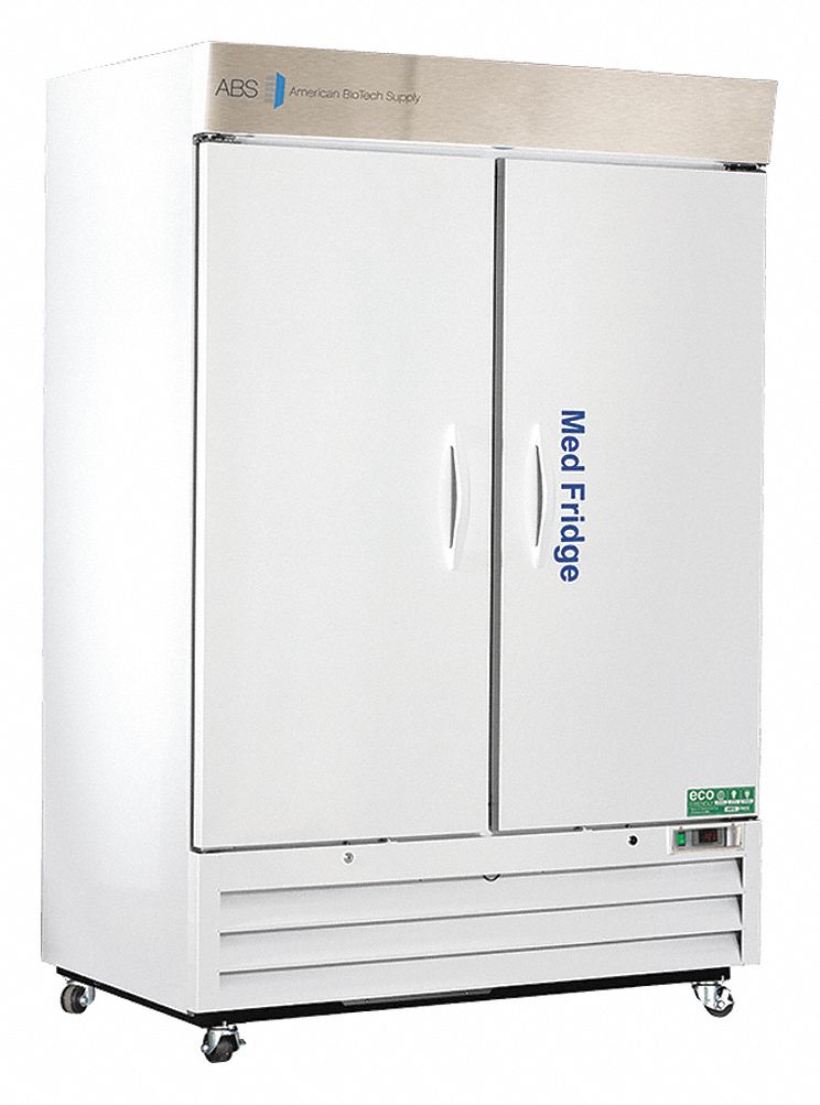 Refrigerator: 49 cu ft, Upright, 2°C to 7°C, 34 3/4 in Overall Dp, 2 Doors