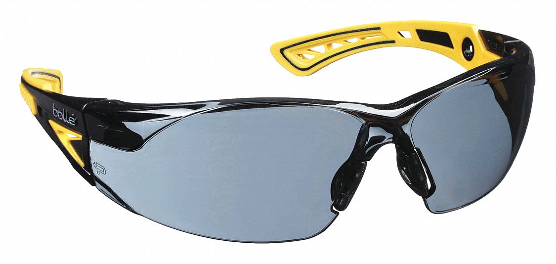 BOLLE SAFETY, Wraparound Frame, Frameless, Safety Glasses 49YV77